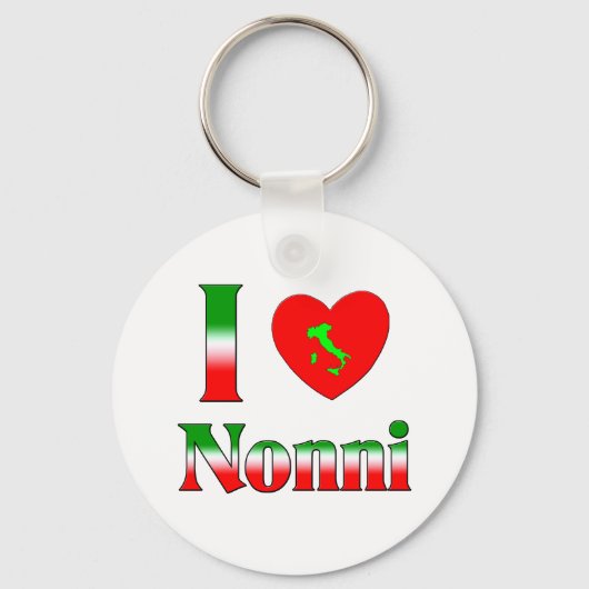 I Love Nonni Sleutelhanger (Voorkant)