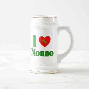 I Love Nonno (Italiaanse grootvader) Bierpul