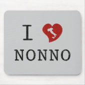 I Love Nonno Mousepad Muismat (Voorkant)