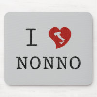 I Love Nonno Mousepad