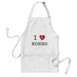I Love Nonno Standaard Schort