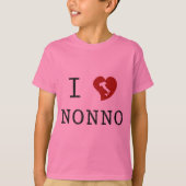 I Love Nonno T-shirt (Voorkant)