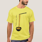 I Love Noodles T-shirt (Voorkant)