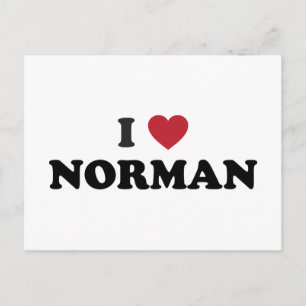 I Love Norman Oklahoma Briefkaart