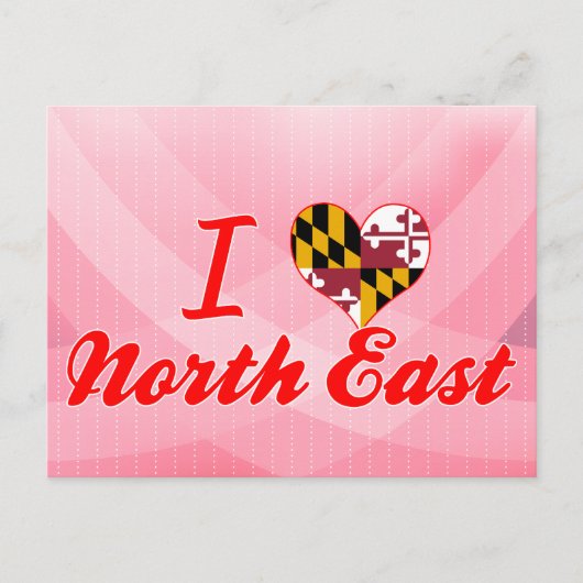 I Love North East, Maryland Briefkaart (Voorkant)