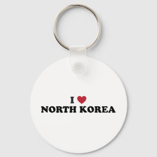 I Love North Korea Sleutelhanger
