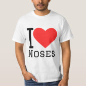I love noses t-shirt (Voorkant)