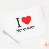I Love Noseslides Rechthoekige Sticker (Envelop)
