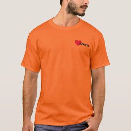 I Love Nosework Quirky Pocket Afbeelding T-Shirt