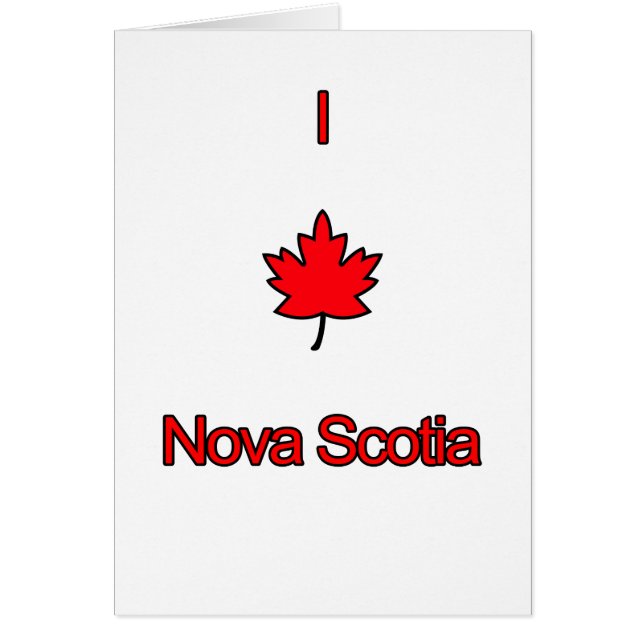 I Love Nova Scotia (Voorkant)