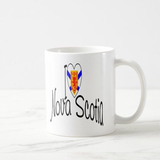 I Love Nova Scotia Koffiemok (Rechts)