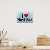 I Love Novi Sad, Servië Poster (Keuken)