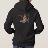 I Love Nudibranchs Hoodie for women (Achterkant)