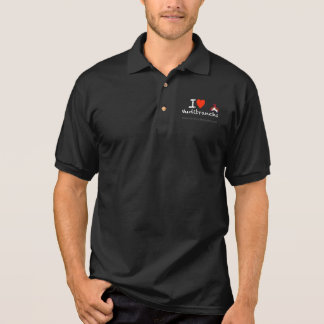 I Love Nudibranchs Polo Shirt for men - Front only