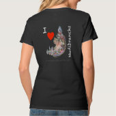 I Love Nudibranchs T-shirt for women (Achterkant)