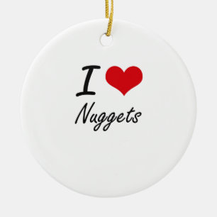 I Love Nuggets Keramisch Ornament
