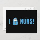 I Love Nuns Briefkaart (Voorkant / Achterkant)