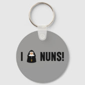I Love Nuns Sleutelhanger (Voorkant)