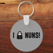 I Love Nuns Sleutelhanger (Voorkant)