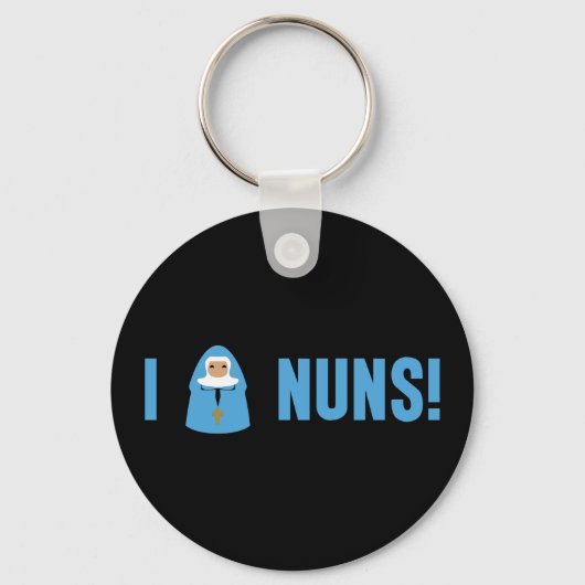 I Love Nuns Sleutelhanger (Voorkant)