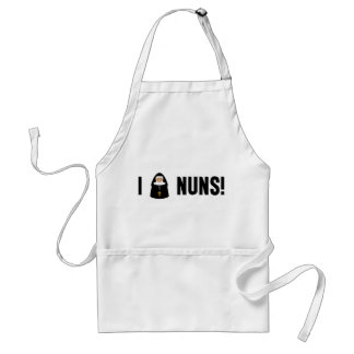 I Love Nuns Standaard Schort