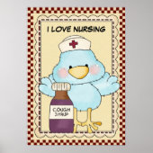 I Love Nursing Poster (Voorkant)