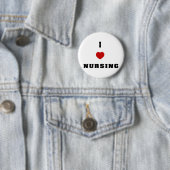 I Love Nursing Ronde Button 5,7 Cm (In situ)