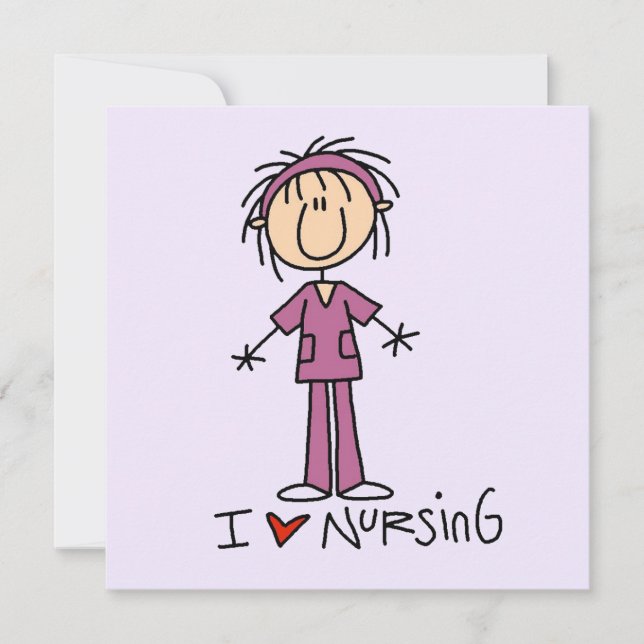 I Love Nursing T-shirts and Gifts (Voorkant)