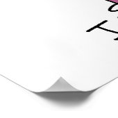 I Love Nursing T-shirts and Gifts Poster (Hoek)