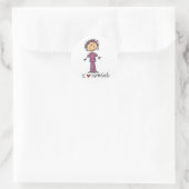 I Love Nursing T-shirts and Gifts Ronde Sticker (Tas)