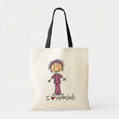 I Love Nursing T-shirts and Gifts Tote Bag (Voorkant)