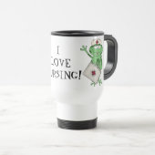 I Love Nursing Travel Mug Reisbeker (Voorkant rechts)