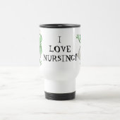I Love Nursing Travel Mug Reisbeker (Center)