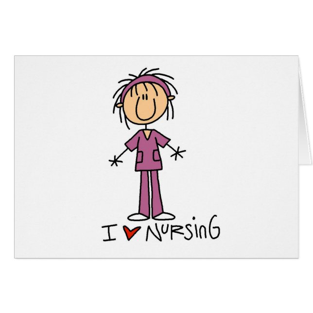 I Love Nursing Tshirts and Gifts (Voorkant Horizontaal)