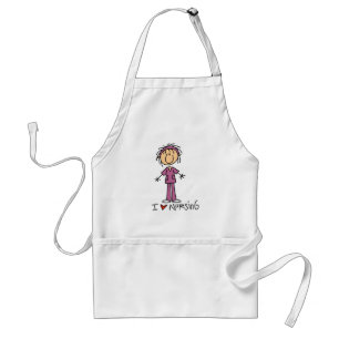 I Love Nursing Tshirts and Gifts Standaard Schort