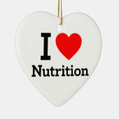 I Love Nutrition Keramisch Ornament (Rechts)