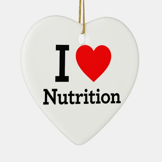 I Love Nutrition Keramisch Ornament (Rechts)