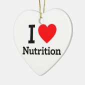 I Love Nutrition Keramisch Ornament (Links)