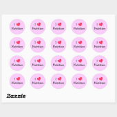 I Love Nutrition Ronde Sticker (Vel)