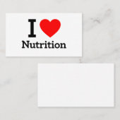 I Love Nutrition Visitekaartje (Voorkant / Achterkant)