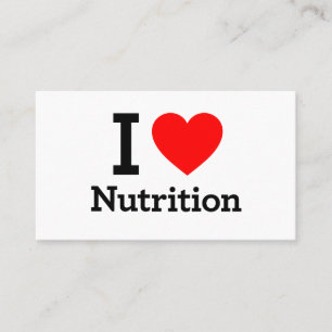 I Love Nutrition Visitekaartje