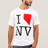 I Love NV Nevada T-Shirt (Voorkant)