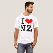 I Love NZ T-shirt (Voorkant volledig)