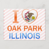 I Love Oak Park, IL Briefkaart (Voorkant)