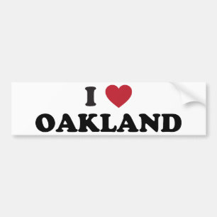 I Love Oakland California Bumpersticker