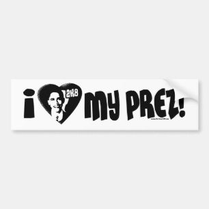 I Love Obama Bumpersticker