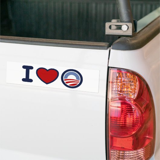 I Love Obama Bumpersticker (Op Truck)