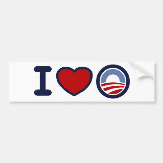 I Love Obama Bumpersticker