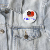 I Love Obama Button (In situ)