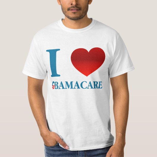I Love Obamacare T-shirt (Voorkant)